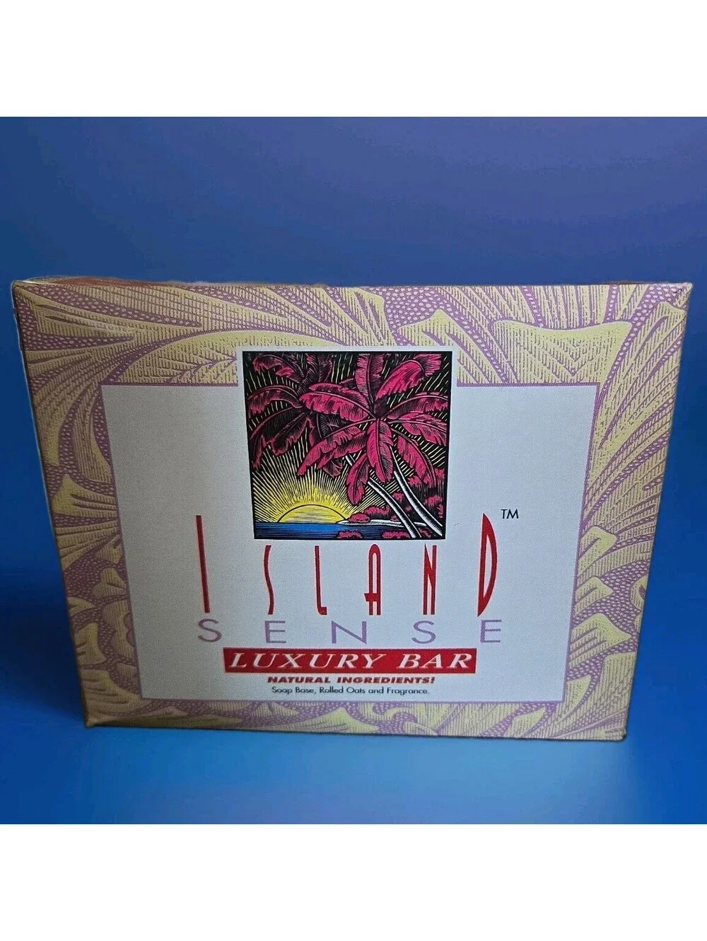 Box of 12 Island Sense Luxury Soap Bars French Milled Oatmeal 3 oz Each New